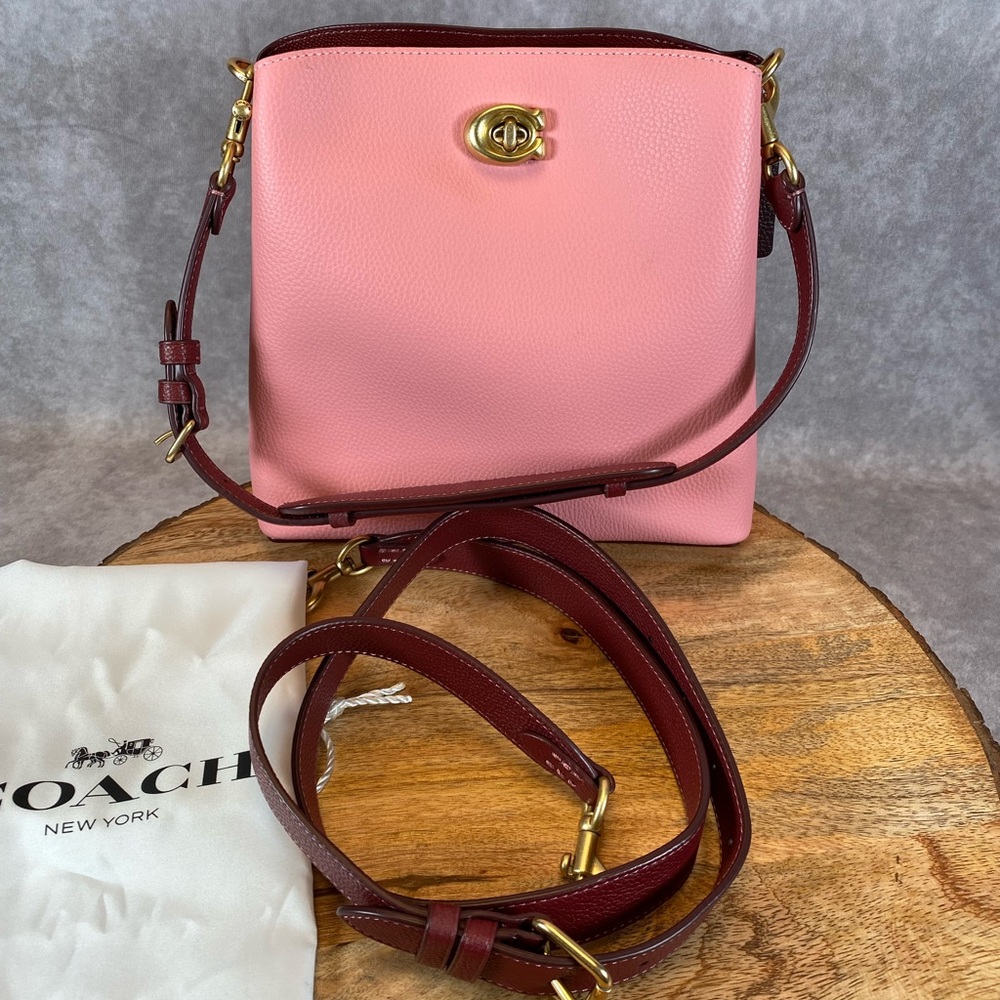 Coach Willow Bucket Bag Color Block Purse Crossbo… - image 1